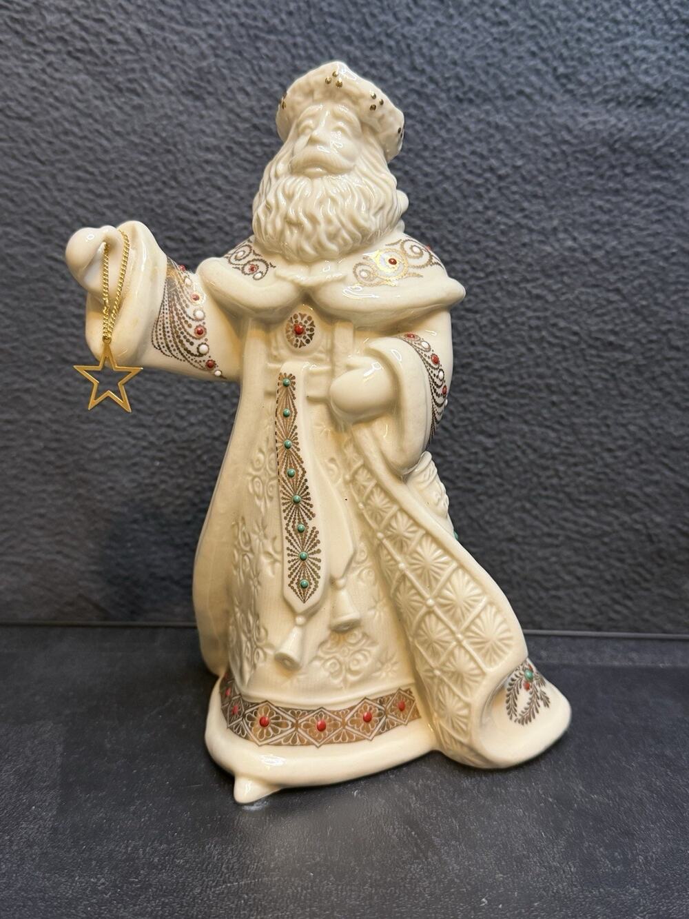 Lenox China Jewels Victorian Santa Bone China 6th in Series 1999 Vintage